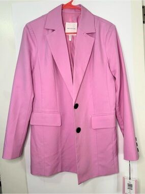 Womens Pink Blazer Jacket NWT